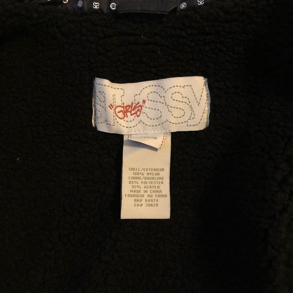 Stussy Girls Site M65 Jacket –Black/White - Picture 13 of 14